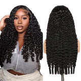 Perruque Burmese Curly 13x4 Lace Front 250% Densité 18" — 100% Cheveux Humains