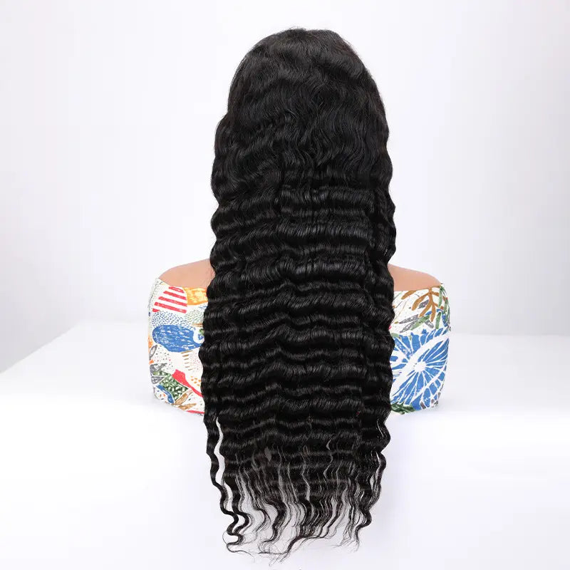 Perruque Deep Wave 15A Lace Front 180% Densité 22" — 100% Cheveux Humains