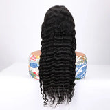 Perruque Deep Wave 15A Lace Front 180% Densité 22" — 100% Cheveux Humains