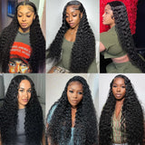 Perruque Deep Wave 15A Lace Front 180% Densité 22" — 100% Cheveux Humains