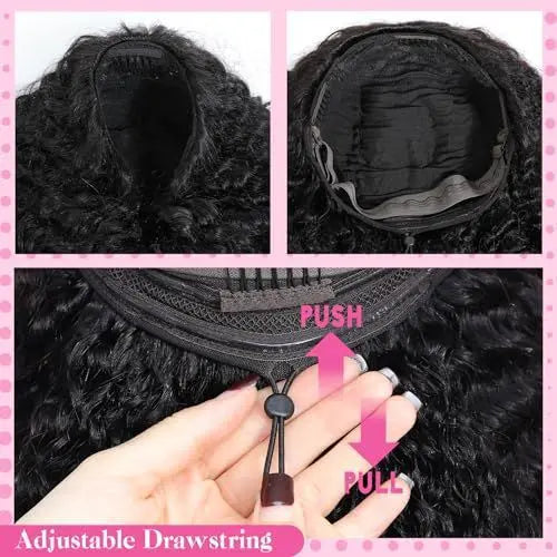 Perruque Longue Bouclée Lace Front Cheveux Naturels Burmese Curly