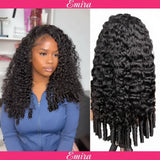 Perruque Longue Bouclée Lace Front Cheveux Naturels Burmese Curly