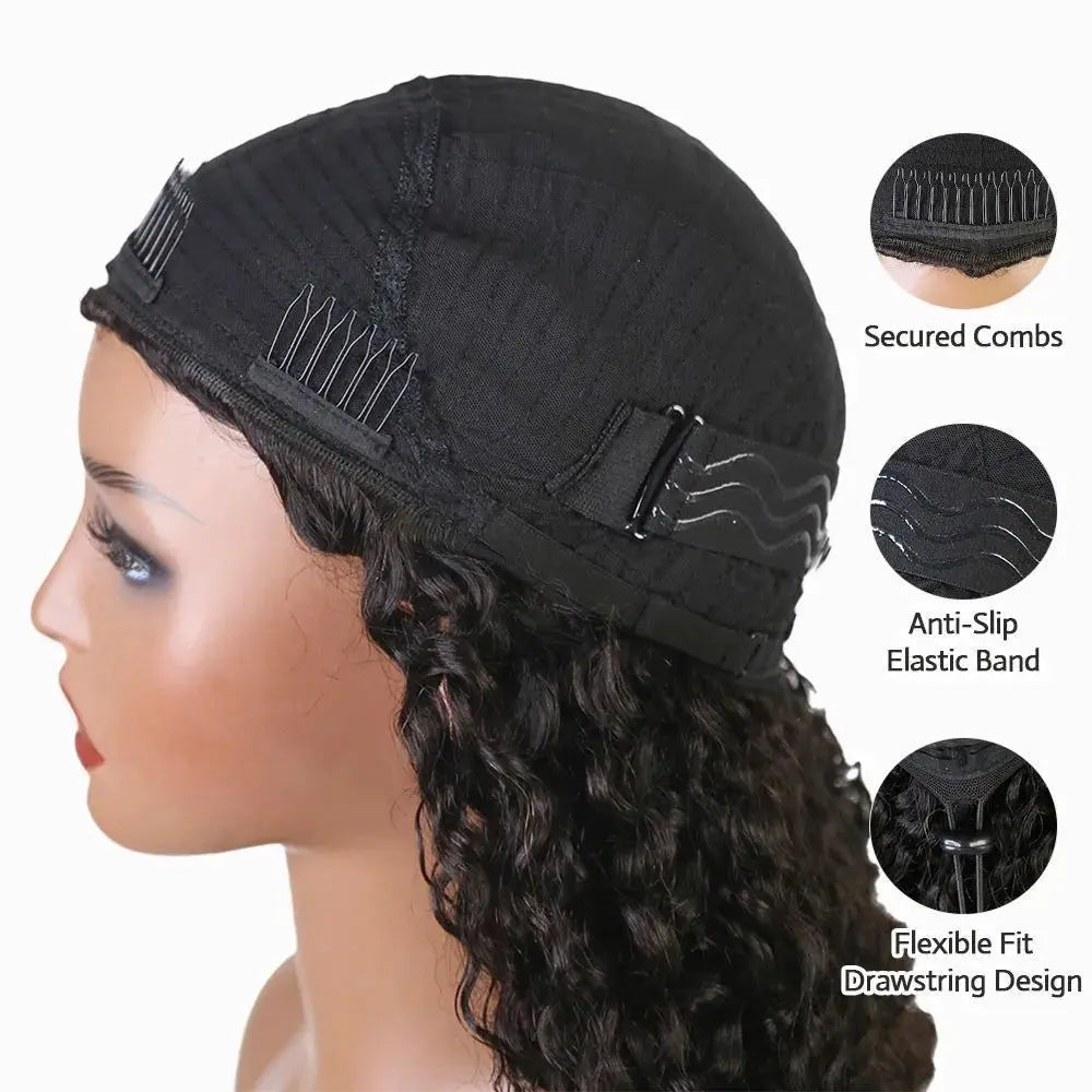 Perruque Longue Bouclée Lace Front Cheveux Naturels Burmese Curly