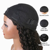 Perruque Longue Bouclée Lace Front Cheveux Naturels Burmese Curly