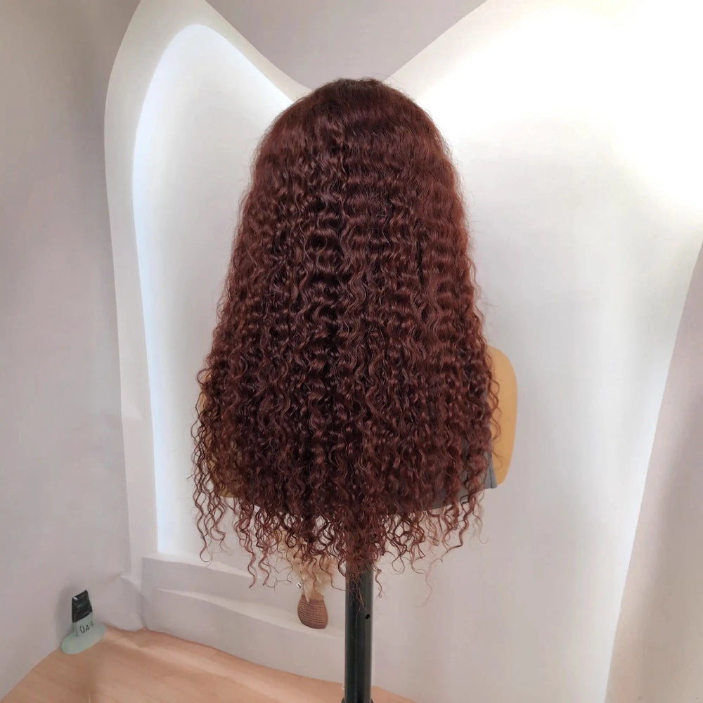 Perruque Water Wave Lace Front 18" — 100% Cheveux Humains
