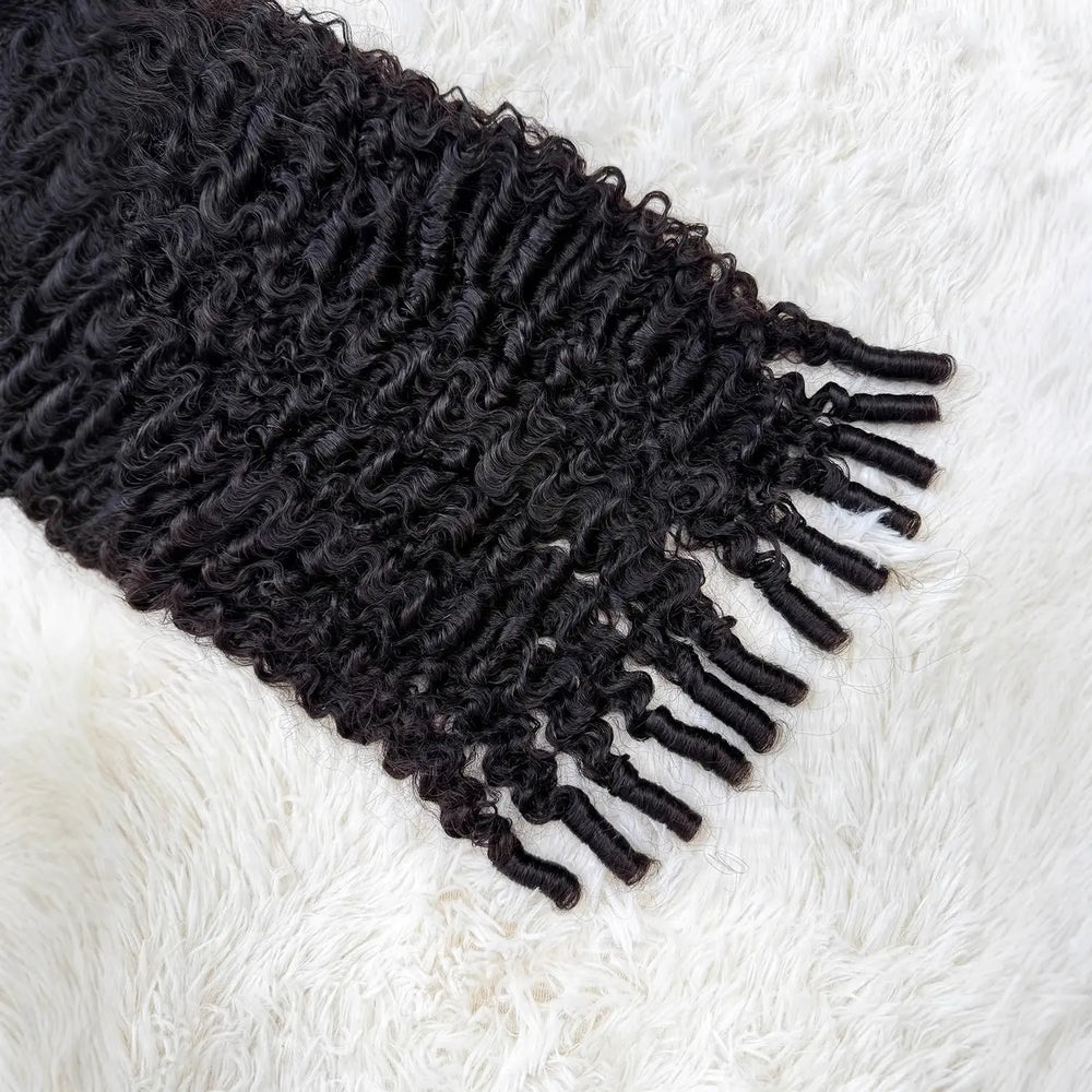 Perruque Burmese Curly 13x4 Lace Front 250% Densité 18" — 100% Cheveux Humains