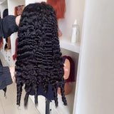 Perruque Burmese Curly 13x4 Lace Front 250% Densité 18" — 100% Cheveux Humains