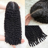 Perruque Burmese Curly 13x4 Lace Front 250% Densité 18" — 100% Cheveux Humains