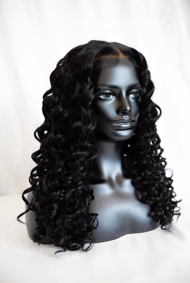 PerisModa Burmese Curly Bundles - Extensions Cheveux 100% Vierges Naturels Bouclés Deep Wave | Noir Naturel