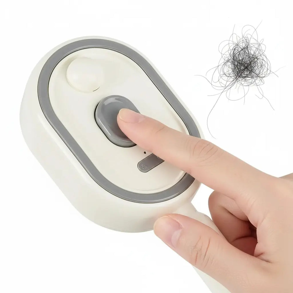 Brosse Chauffante Anti-Chute Cheveux - Masseur du Cuir Chevelu Électrique