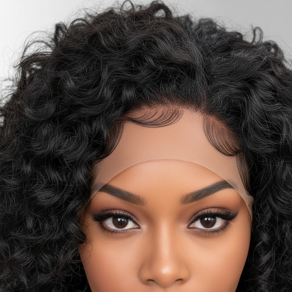 Perruque Lace Front Curly Bouncy Courte