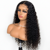 Perruque Lace Front HD Deep Wave Longue
