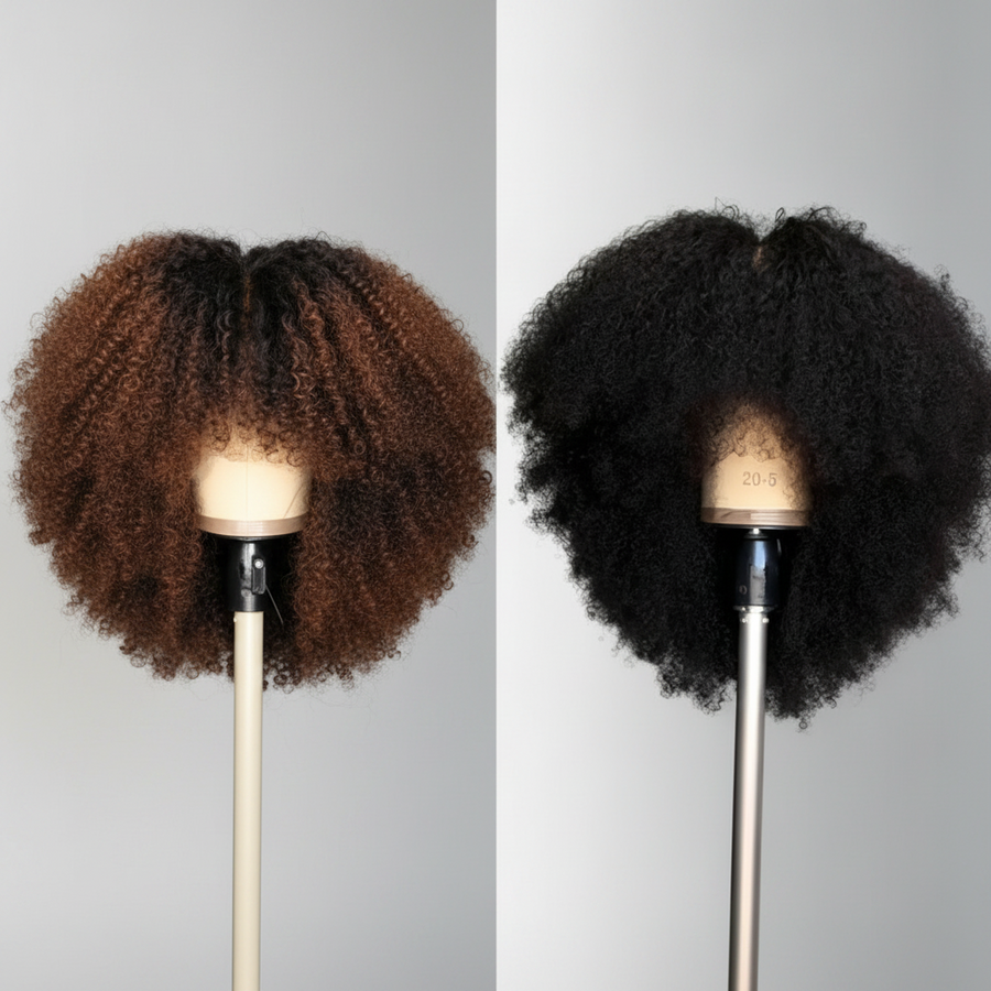 Duo Perruques Afro Curly 2-en-1
