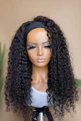Perruque à Bandeau Curly Longue