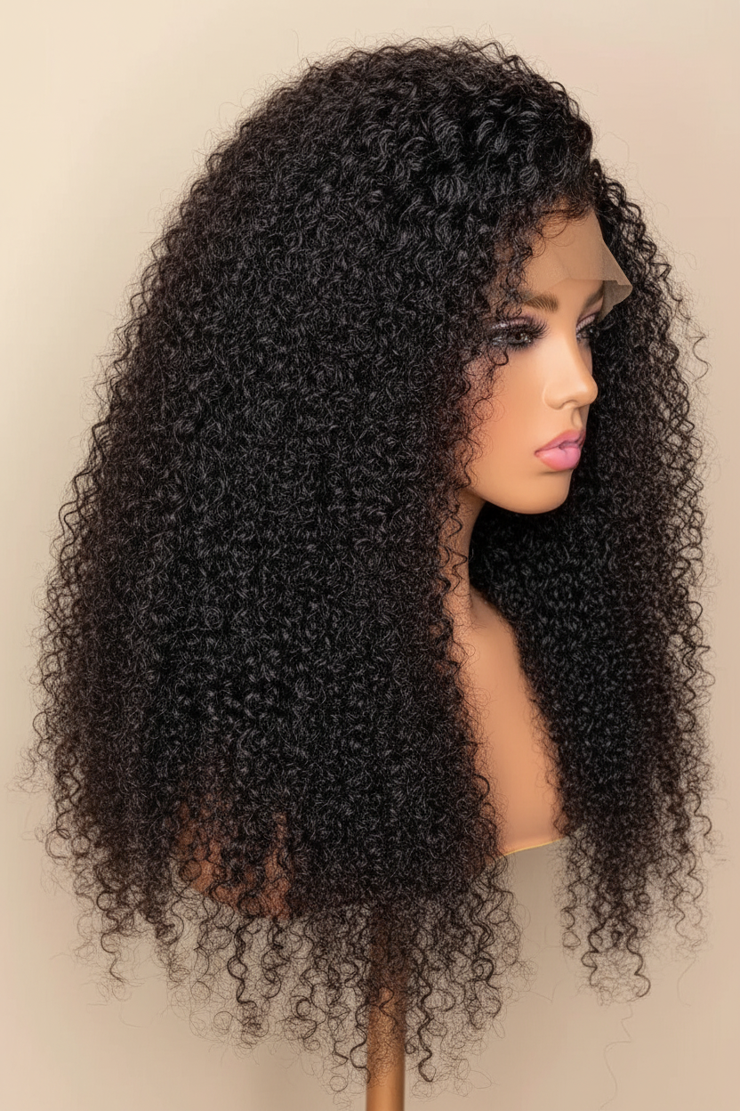 Perruque Lace Front Kinky Curly Longue