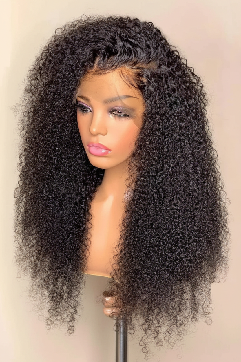 Perruque Lace Front Kinky Curly Longue