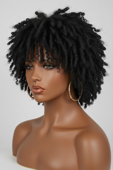 Perruque Courte Style Locs Bouclées