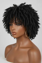 Perruque Courte Style Locs Bouclées