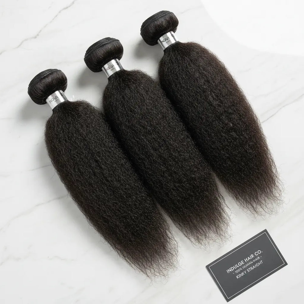 Tissage Extensions Kinky Straight - Lot de 4