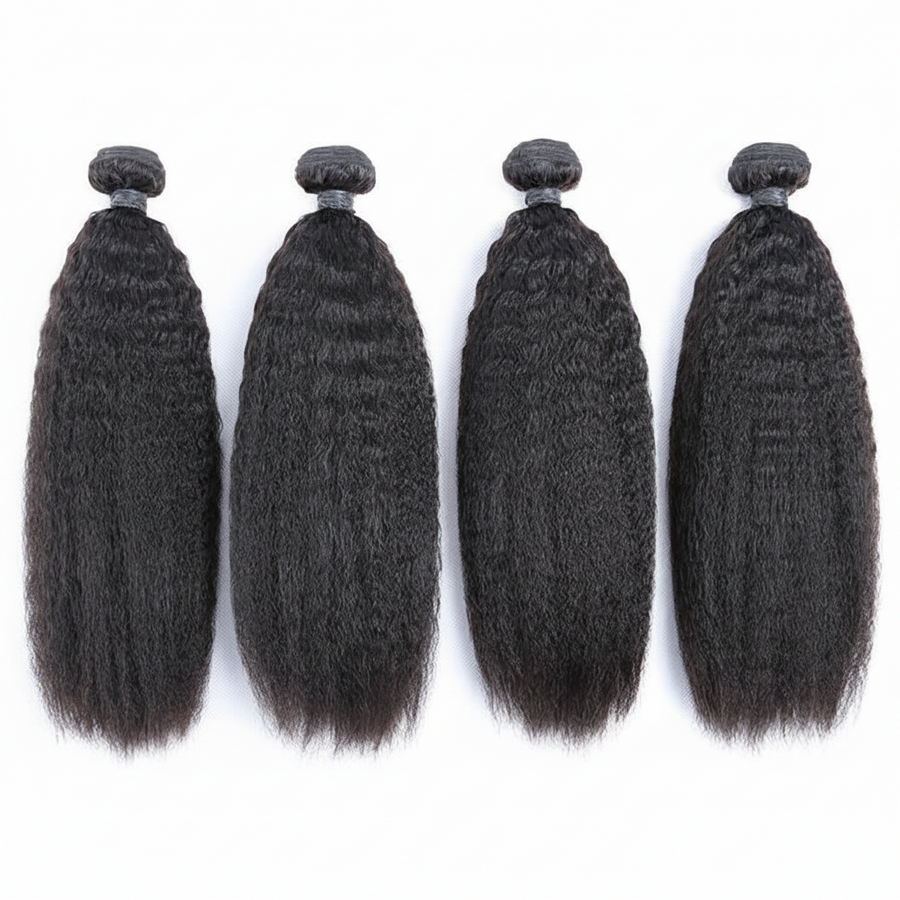 Tissage Extensions Kinky Straight - Lot de 4
