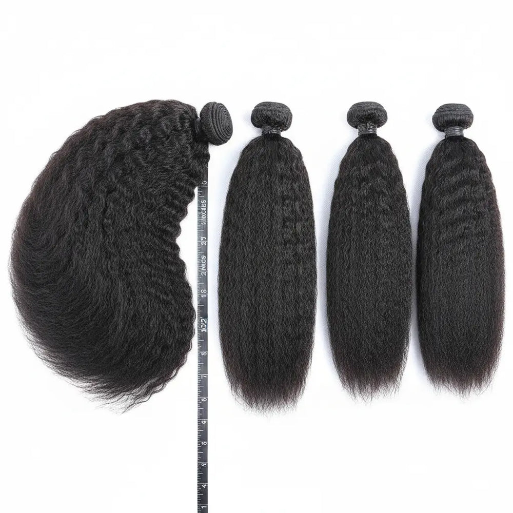 Tissage Extensions Kinky Straight - Lot de 4