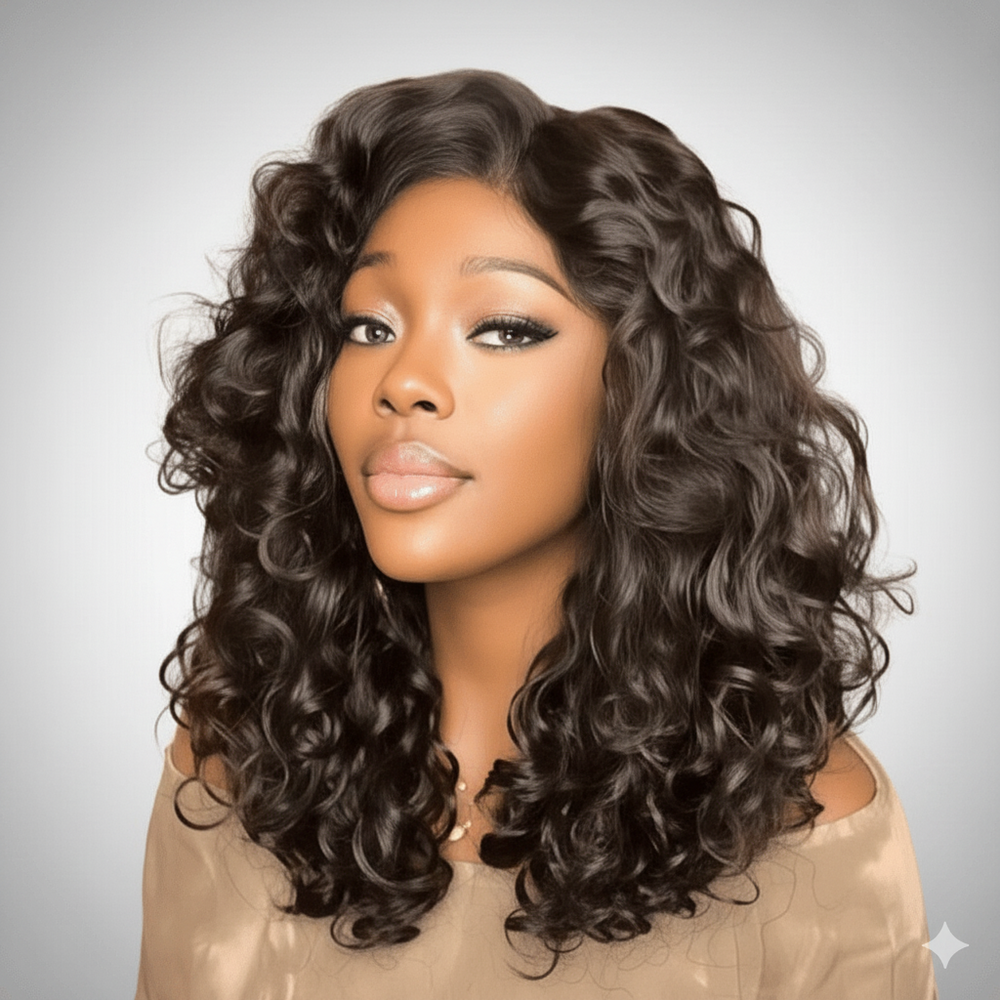 Perruque Lace Front Wavy Naturelle